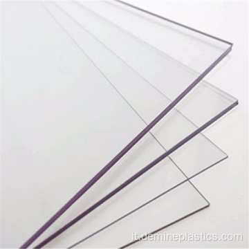 Lastra divisoria in policarbonato trasparente solido cristallo personalizzato